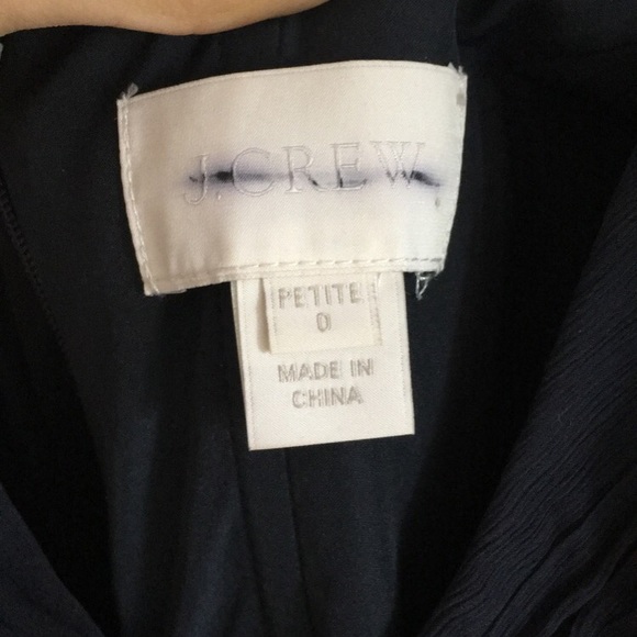 NWT navy j crew silk bridesmaids dress - Picture 3 of 6
